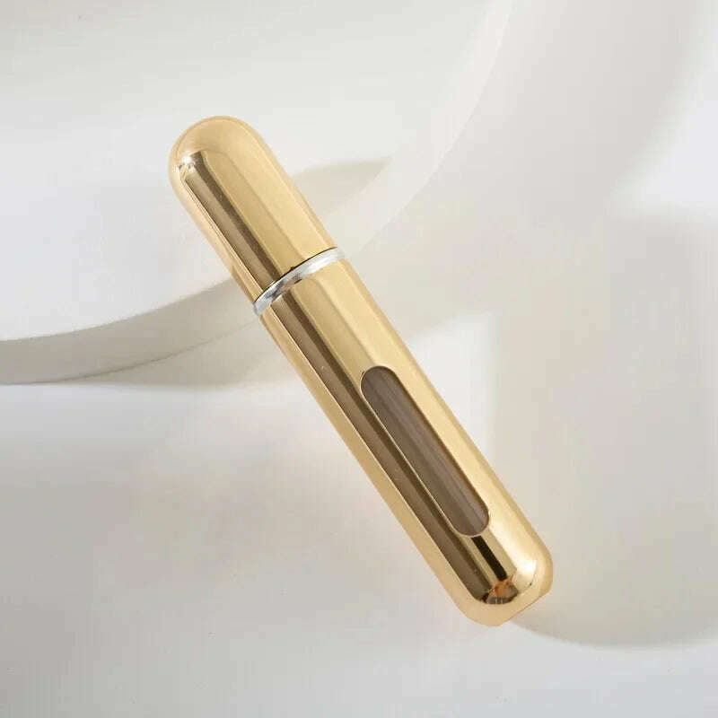 5/10ml Perfume Bottle Portable Refillable Perfume Bottle with Spray Cosmetic Containers Atomizer Mini Aluminum Spray Travel