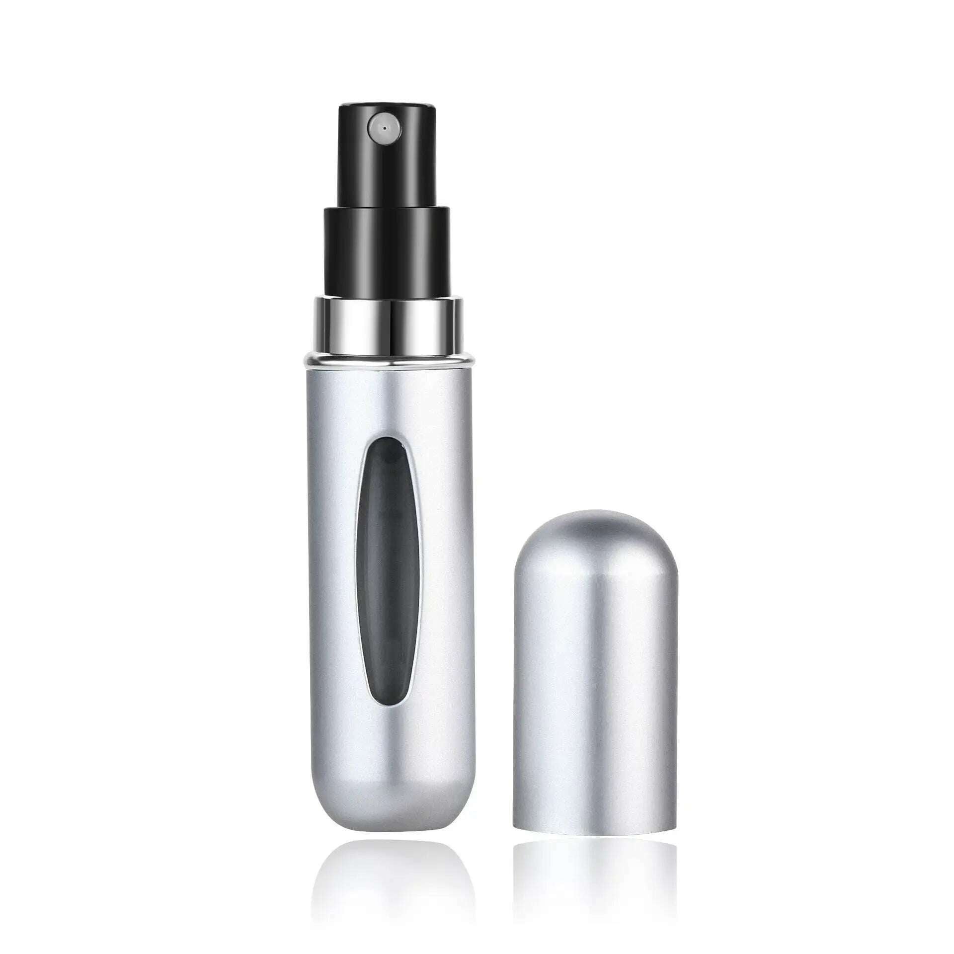 5/10ml Perfume Bottle Portable Refillable Perfume Bottle with Spray Cosmetic Containers Atomizer Mini Aluminum Spray Travel