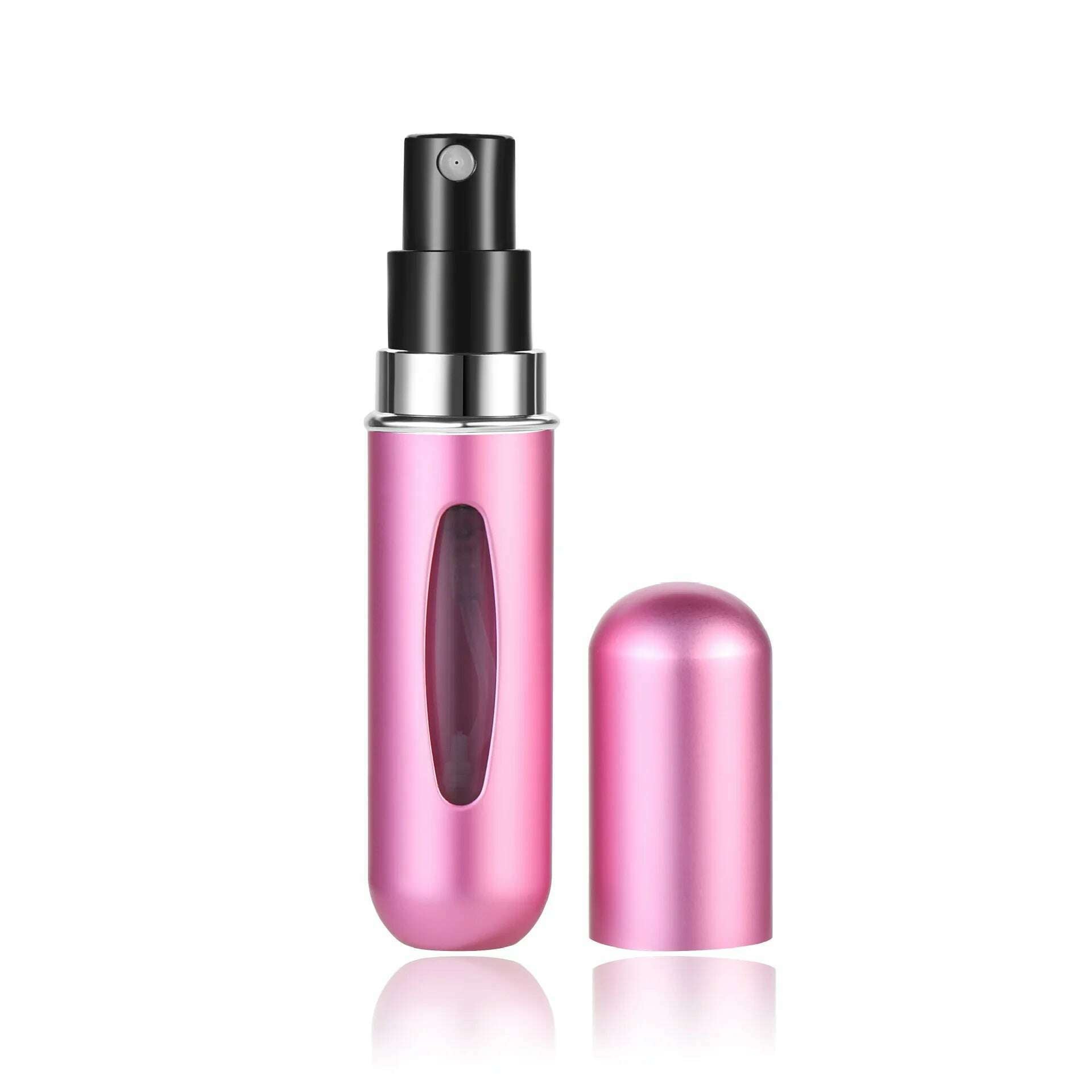 5/10ml Perfume Bottle Portable Refillable Perfume Bottle with Spray Cosmetic Containers Atomizer Mini Aluminum Spray Travel