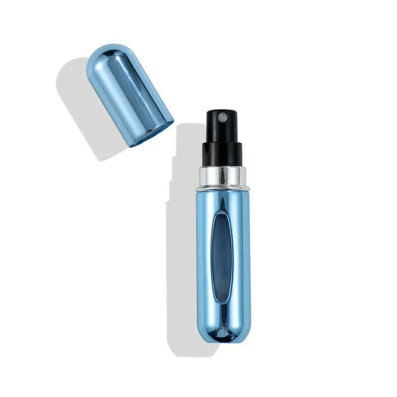 5/10ml Perfume Bottle Portable Refillable Perfume Bottle with Spray Cosmetic Containers Atomizer Mini Aluminum Spray Travel