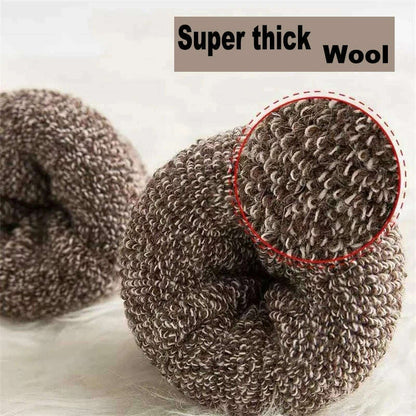 5Pairs/Lot Winter Thicken Wool Socks Men's High Quality Towel Keep Warm Sock Cotton Christmas Gift Socks For Male Thermal 38-45