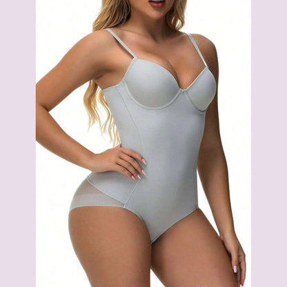 Women's Waist Trainer Shaping Bodysuit With Boning Full Body Tummy Control Shapewear Waist Trainer Corset