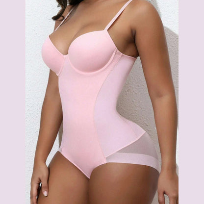 Women's Waist Trainer Shaping Bodysuit With Boning Full Body Tummy Control Shapewear Waist Trainer Corset