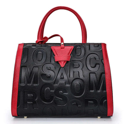 Genuine Leather Women's Bag 2024 New Fashion One Shoulder Crossbody Bag Women's Bag Versatile Handbag Big Bag