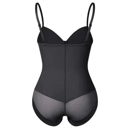 Women's Waist Trainer Shaping Bodysuit With Boning Full Body Tummy Control Shapewear Waist Trainer Corset