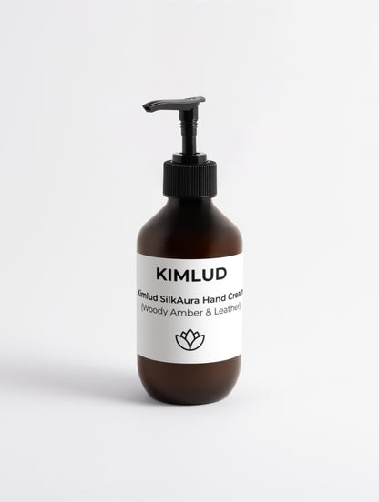 Kimlud SilkAura Hand Cream (Woody Amber & Leather)