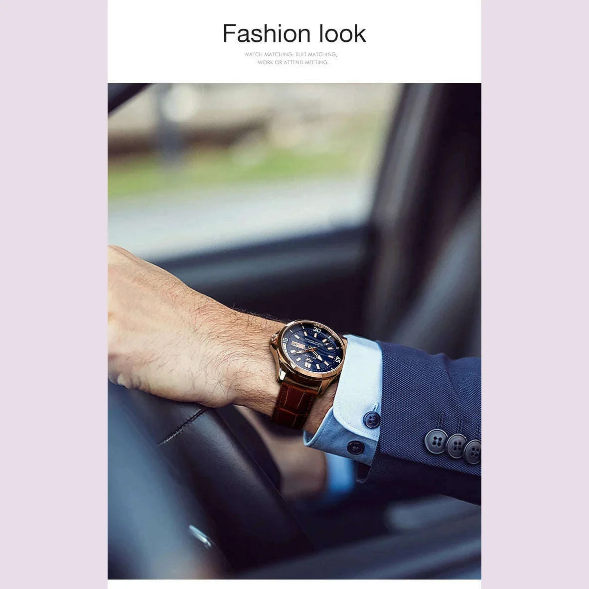 The new AILANG Relogio Masculino automatic mechanical men's watch fashion leather sports watch luxury brand men's watch