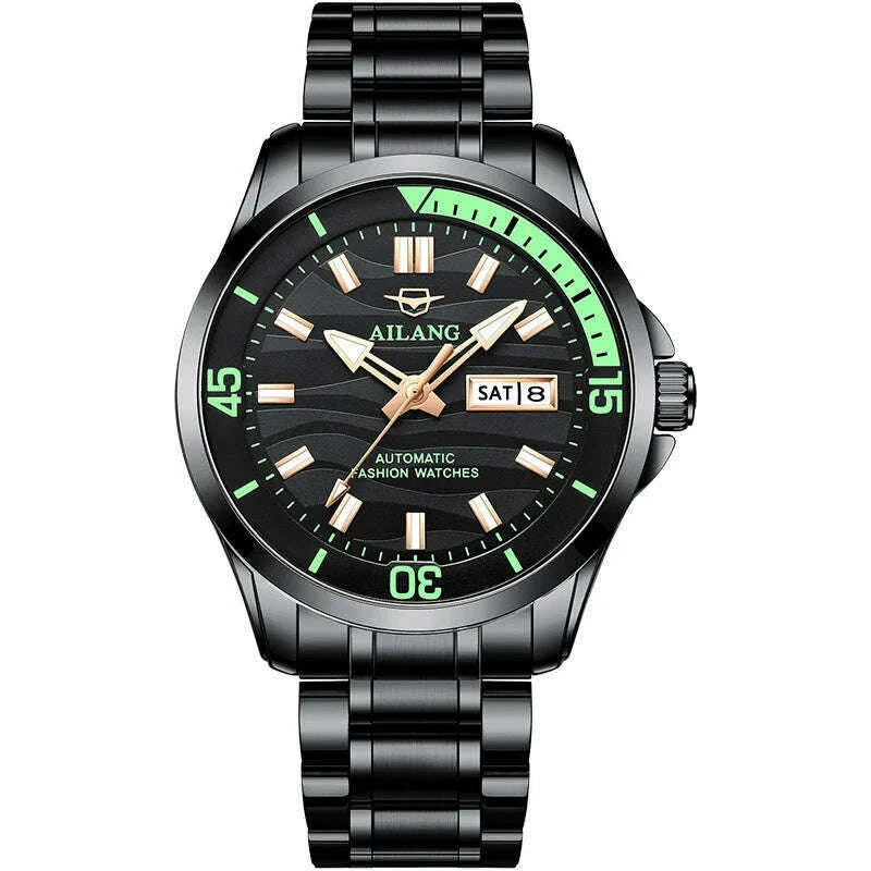 The new AILANG Relogio Masculino automatic mechanical men's watch fashion leather sports watch luxury brand men's watch