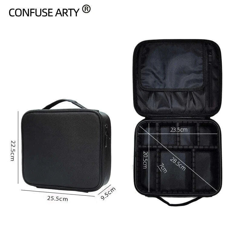 New Cosmetic Case for Women  Beauty Brush Makeup Bag Travel Necessary Waterproof Cosmetic Bag