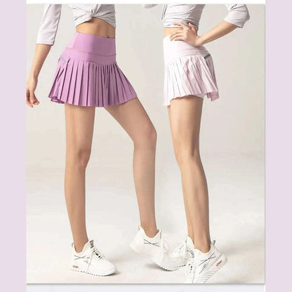 Cloud Hide Women Sports Tennis Skirts Golf Skirt Fitness Shorts High Waist Athletic Running Short Quick Dry Sport Skort Pocket