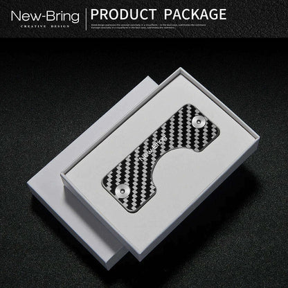 NewBring Smart Key Holder Keychain Car Key Wallets Ring Collector Housekeeper Carbon Fiber G2 DIY EDC Pocket Key Organizer Smart