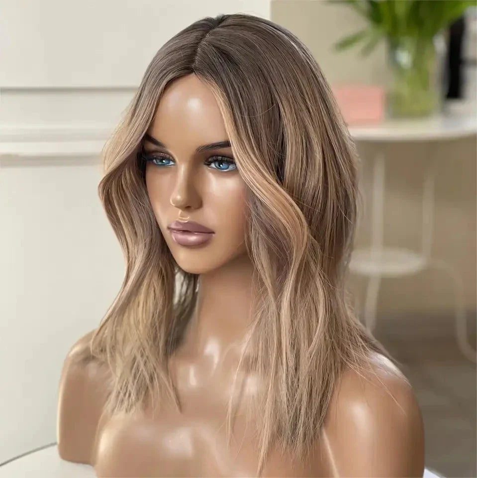 100% Virgin Human Hair Transparent Hairline 613 European Hair Ombre Color Body Wave Lace Front Wigs for Best Choice