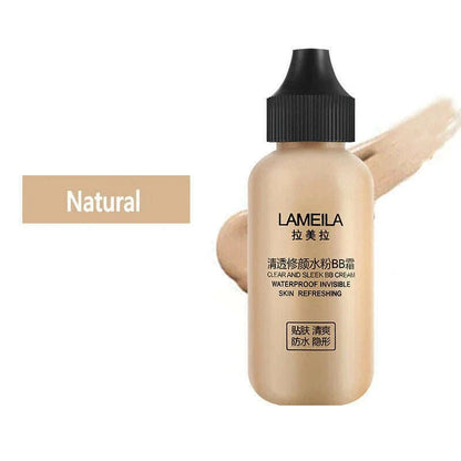 3 Colors Long Lasting Liquid Foundation Waterproof Cover Acne Spot Natural Face Base Makeup Matte Concealer Foundation Cosmetic