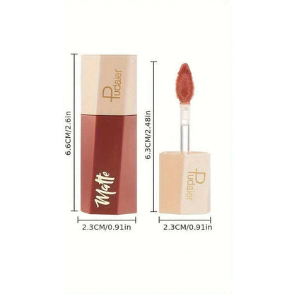 13 Colors Waterproof Matte Velvet Lip Tint Collection - Long-Lasting, Smudge-Proof, Nude Lip Glaze for a Sexy, Smooth Finish - P
