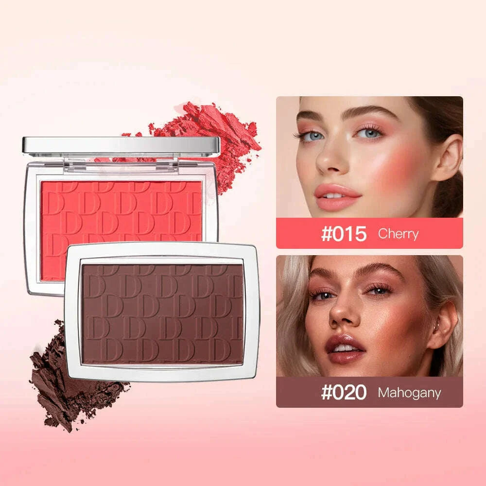 Embossed Blush Palette Matte Powder Blusher Velvet Eyeshadow Multifunctional Face Makeup Palette Female Cosmetics Cheeks Rouged