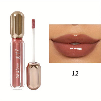 5-Color Jelly Lipsticks, Temperature Color Changing Crystal Flower Lip Gloss, Long Lasting Nourishing Hydrating Rosehip Oil Lips