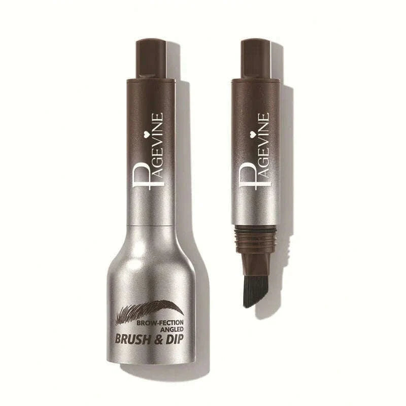 PAGEVINE Eyebrow Balm Large Brush Head Eyebrow Hairline Multi-Use Balm Non-Smudging Longlasting Press Wild Eyebrow Pencil Makeup