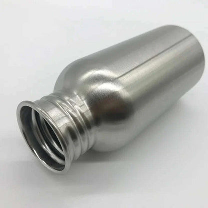 Stainless Steel Water Bottle 1000 750 500 350ml Big Mouth Cycling Hiking Waterbottle Drinkware Sports Bottle Flasks with Lid