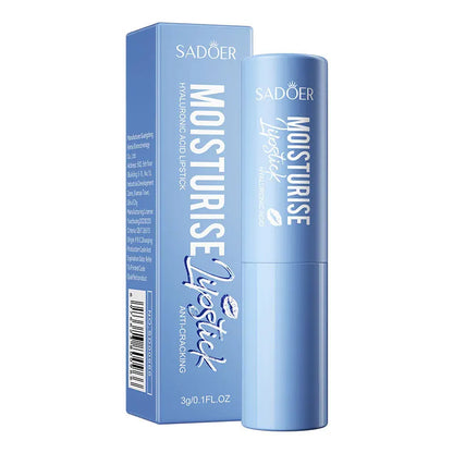 1/2/3pcs SADOER Hyaluronic Acid Lipstick Lips Skincare Nourishing Brightening Moisturizing Lip Balm Lips Skin Care Products