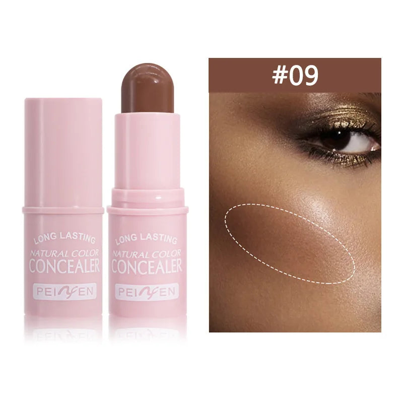 Highlighter Stick Brightening Skin Tone Contouring Natural Stereo Concealer Cream Makeup Base Foundation Multi-Purpose Stick