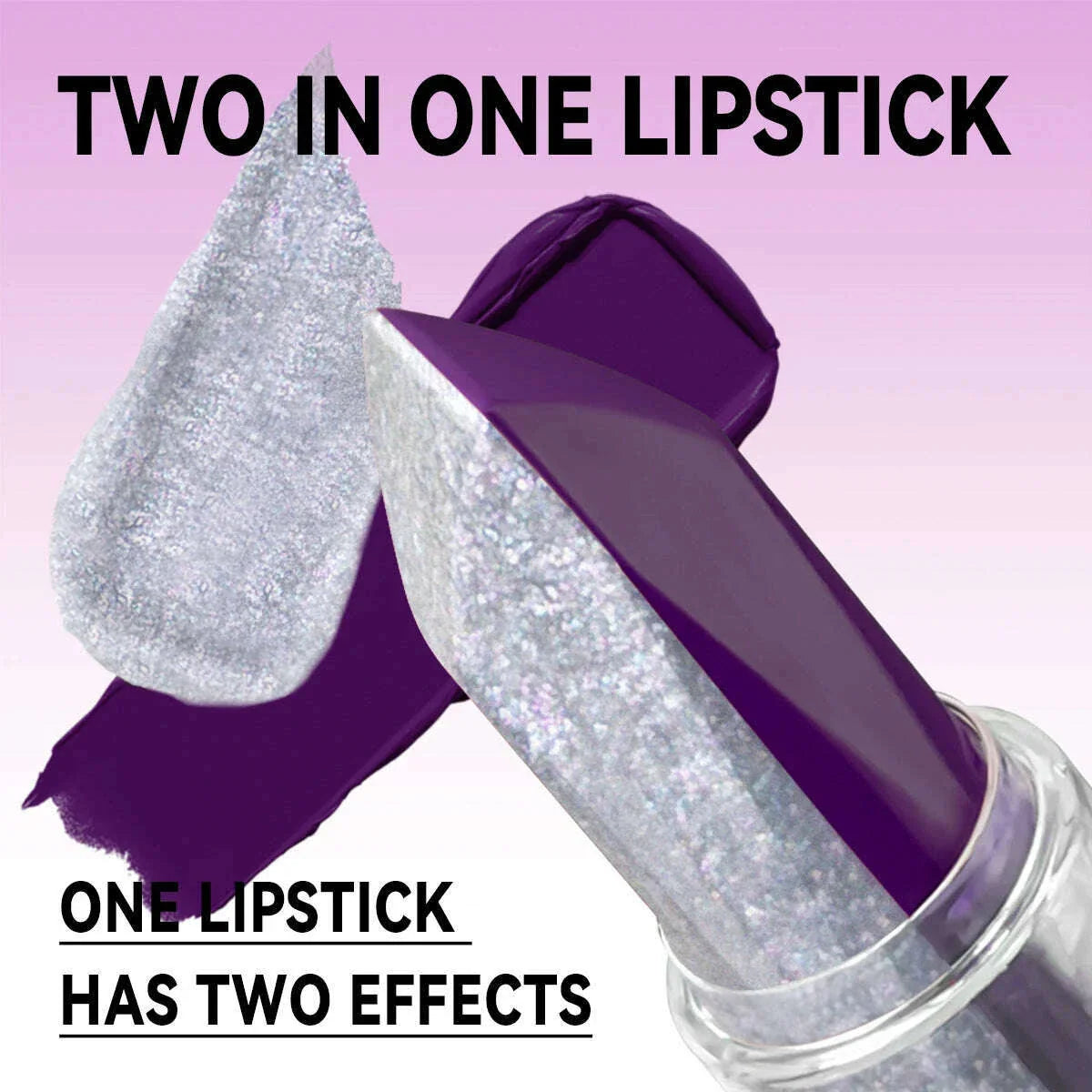 Purple lipstick temperature discoloration red rose moisturizing lipstick cosmetics easy to use lipstick refill