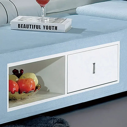 A Blau multifunktionale lagerung stoff bett tatami kombiniert weiche bett