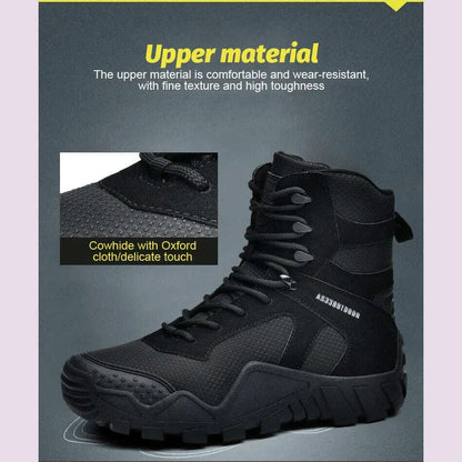 Men's waterproof hiking boots, lightweight outdoor work boots, stylish and durable hiking boots