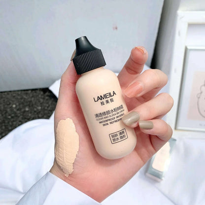 3 Colors Long Lasting Liquid Foundation Waterproof Cover Acne Spot Natural Face Base Makeup Matte Concealer Foundation Cosmetic