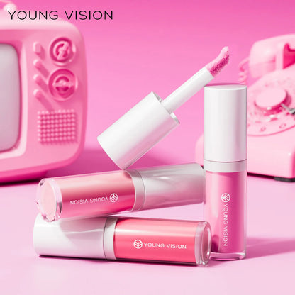 YOUNG VISION 3 Colors Lightweight Moisturizing Liquid Blush for Lips & Cheeks Highlighting & Color Showing Blush