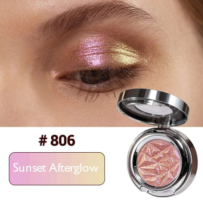 CHARMACY Optical Chameleon Shiny High Gloss Eyeshadow Palette Long Lasting Eye Glitter Pigment Professional Makeup For Women