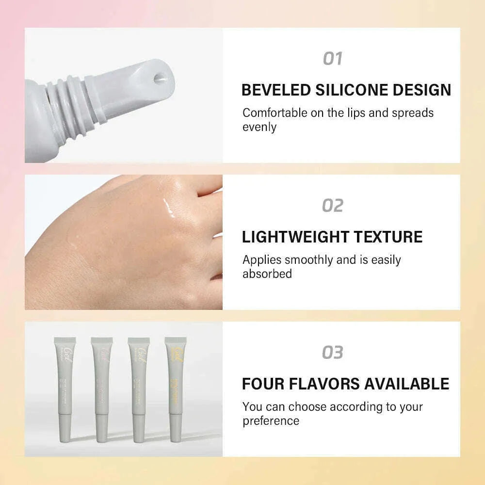 Lakerain Peptide Lip Treatment Jelly Transparent Moisturizing Repairy Reduce Lips Fine Line Lip Blam Gel Hydrating Plump 10ml