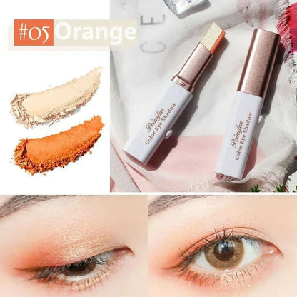 2 in 1 Pearly Glitter Highlighter Eyeshadow Stick Waterproof Long Lasting Shimmer Eye Shadow Eyeliner Lazy Beauty Eyes Make Up