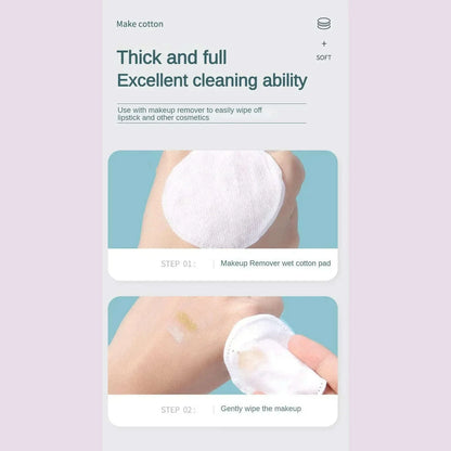 Facial Makeup Cotton Round Soft Makeup Remover Cotton Makeup Remover Cleansing Pad Daily Makeup Tool