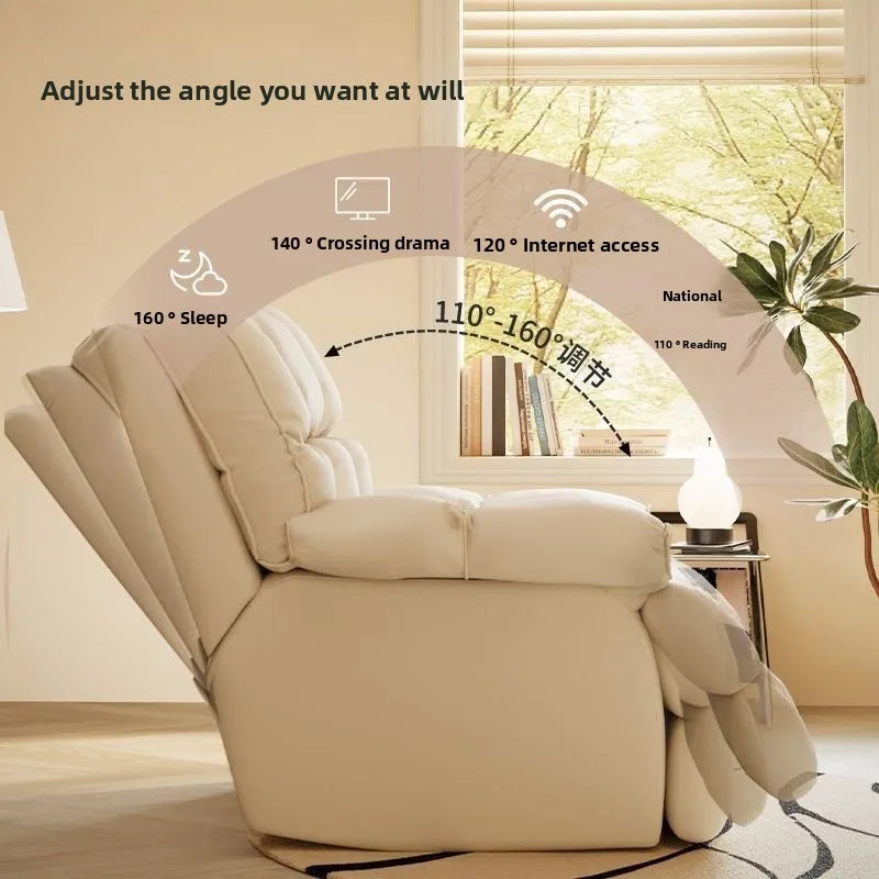 Household Living Room Sofa Chairs Rotatable Home Lazy Single Person Leisure Computer Chair Multiple Perspectives Can Sleep Chair