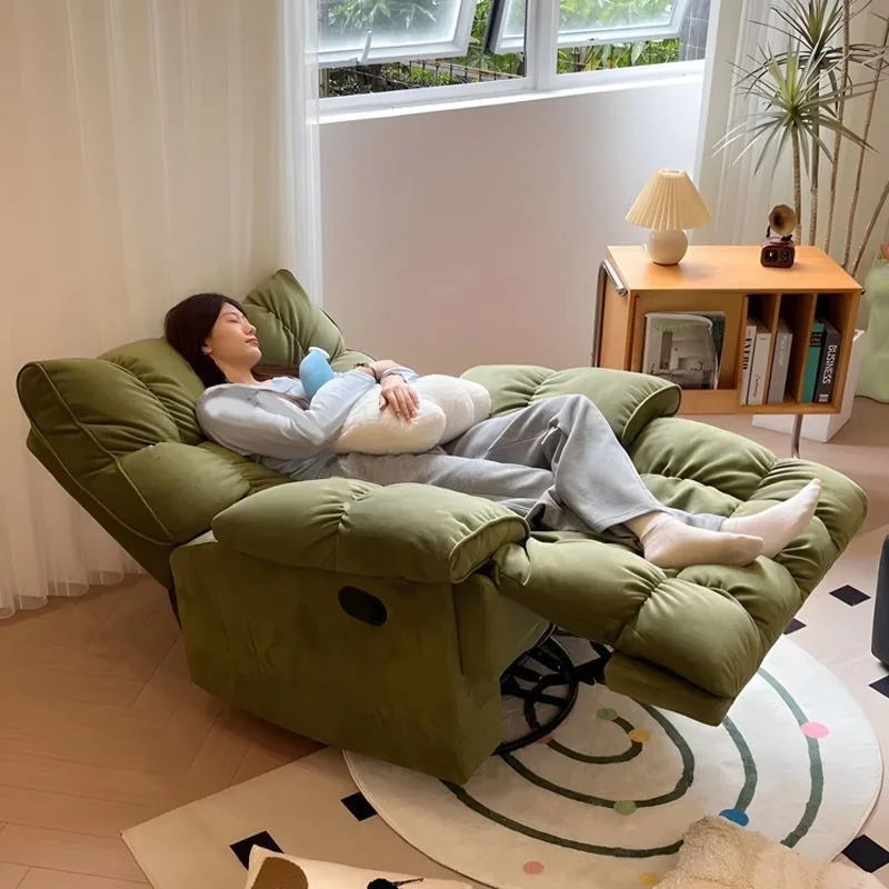 Household Living Room Sofa Chairs Rotatable Home Lazy Single Person Leisure Computer Chair Multiple Perspectives Can Sleep Chair