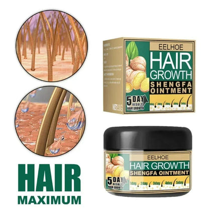 30g Ginger Hair Care Cream To Promote Hair Growth Relieving Hair Loss Scalp Massage Stimulate Hair Follicle Smoothing Care