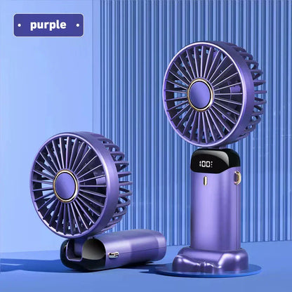 New Electric Fan Portable Air Conditioner Mini Cooler Rechargeable Neck Fans for Home Free Shipping Hand Usb Conditioning Blades