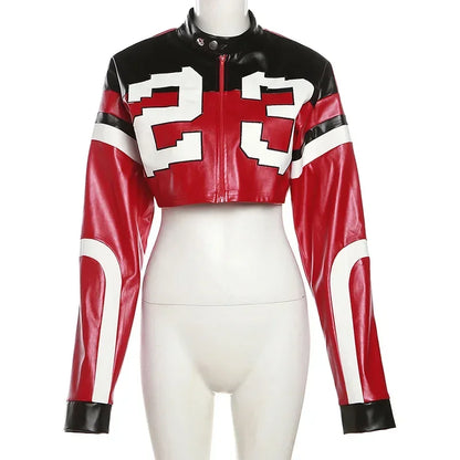 Zekye Winter Aviator Jackets Clothes Old Money Style Women Fleece Jacket Women Long Sleeve Red Jacket Winter Women Coat 2025