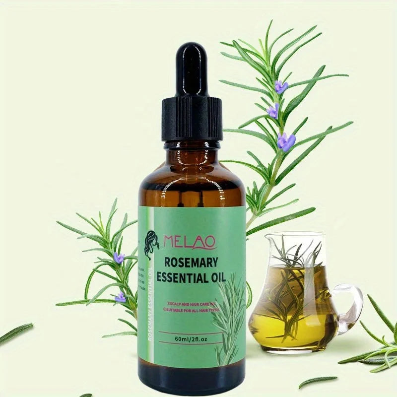 GZE Rosemary Hair Oil For All Hair Types 60ml Multi-Purpose For Hair And Body Care  Premium Essential Oil Moisturizing