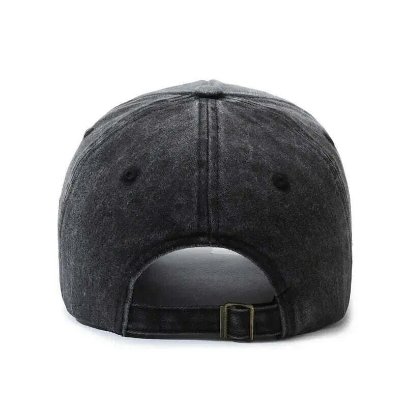 Four Seasons New Baseball Cap Retro Distressed Casual Outdoor Sports Hat Spring And Autumn Sunhat Letter Embroidery Cap Men
