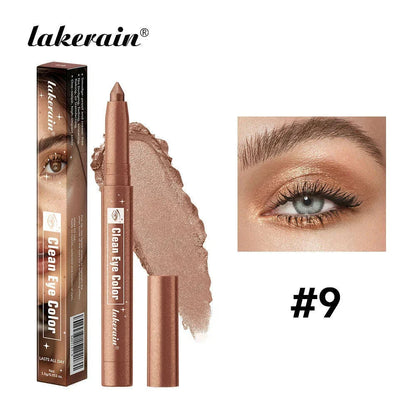 1pc Shimmering Eyeshadow Highlight Stick Glitter White Eyeshadow Pencil for Bright Eyes Dazzling Effect Makeup Highlighter