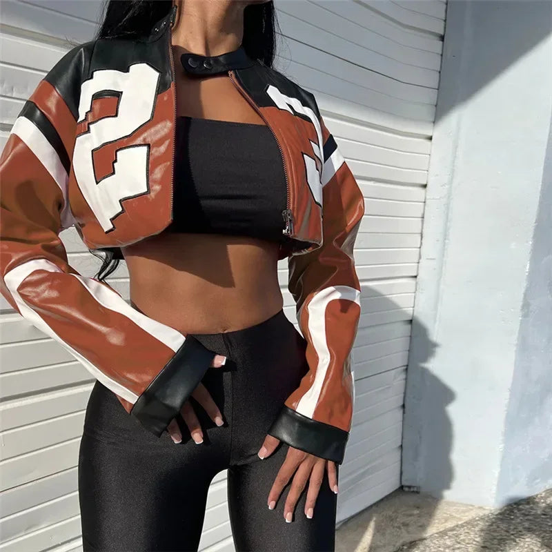 Zekye Winter Aviator Jackets Clothes Old Money Style Women Fleece Jacket Women Long Sleeve Red Jacket Winter Women Coat 2025