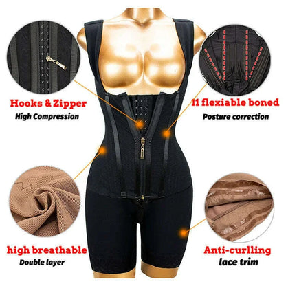 Slimming Girdle Faja Sculpting Shaper High Compression Corset Original Colombian Hourglass Shapewear Post Lipo Surgery Sheath