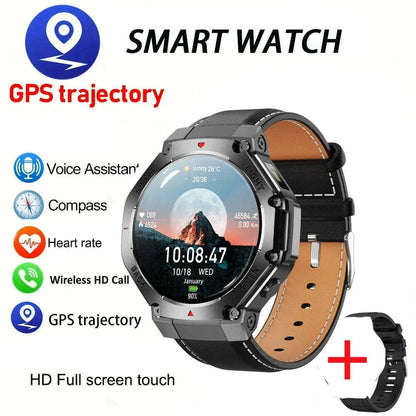 2025 New LED Smart Watch Men's HD AMOLED Bluetooth Call Waterproof Smartwatch Heart Rate Monitoring Women's Health Smart Watches