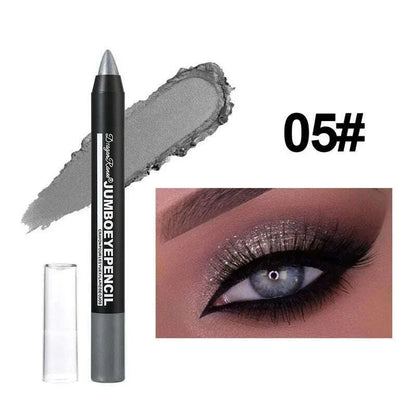 12 Colors Long-lasting Eyeshadow Pencil Waterproof Pigment Blue Purple Black Eye Shadow Stick Women Fashion Colorful Eye Makeup