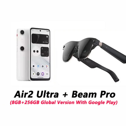 XREAL Air 2 Ultra Smart AR Glasses Set 6 DoF 52 Fov 4K 3D HD 385'' Giant Screen View Nreal Air2 Ultra Tracking Smart Glasses
