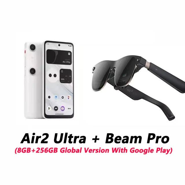 XREAL Air 2 Ultra Smart AR Glasses Set 6 DoF 52 Fov 4K 3D HD 385'' Giant Screen View Nreal Air2 Ultra Tracking Smart Glasses