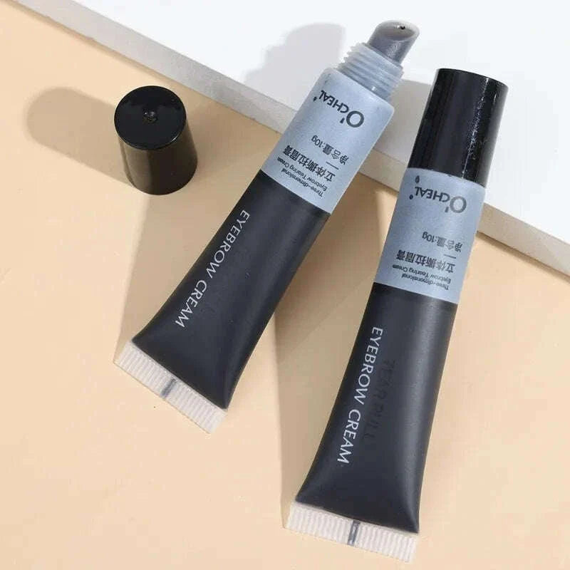 Tearing Eyebrow Gel Makeup Semi-Permanent Waterproof Long Lasting Tattoo Tint Sweatproof  Peel Off Dye Eyebrow Cream Cosmetics