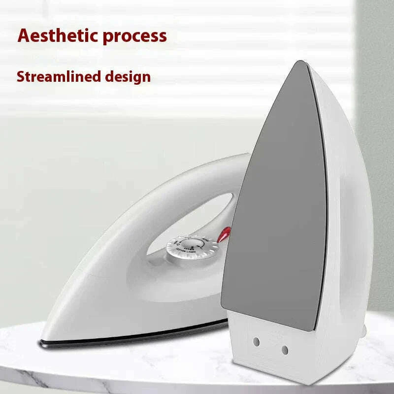 Handheld Portable Household Electric Iron 1000W 5-speed Adjustable Dry Ironing Waterless Iron Suitable For Both Home And Travel