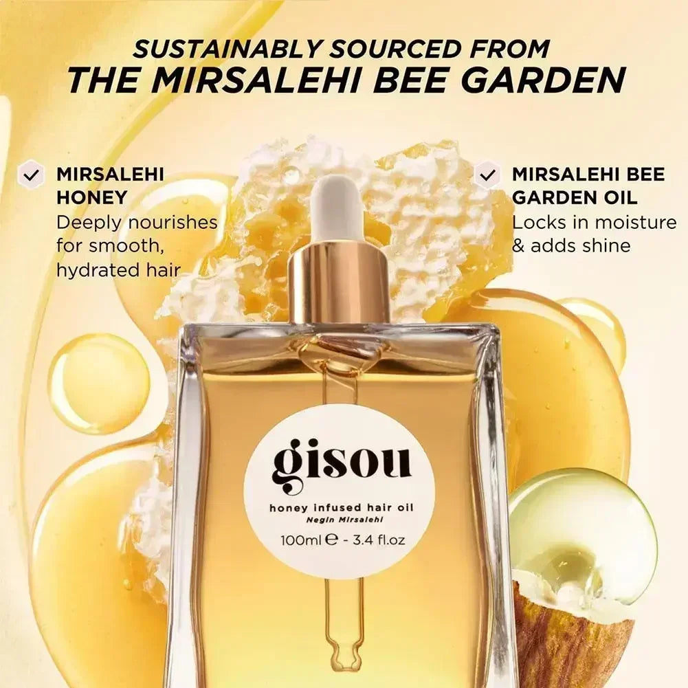 Gisou Fruit Honey Lip Balm Long Lasting Moisturizing Nourishing Lip Oil Gloss Care Exfoliating For Women Improve Lip Dryness